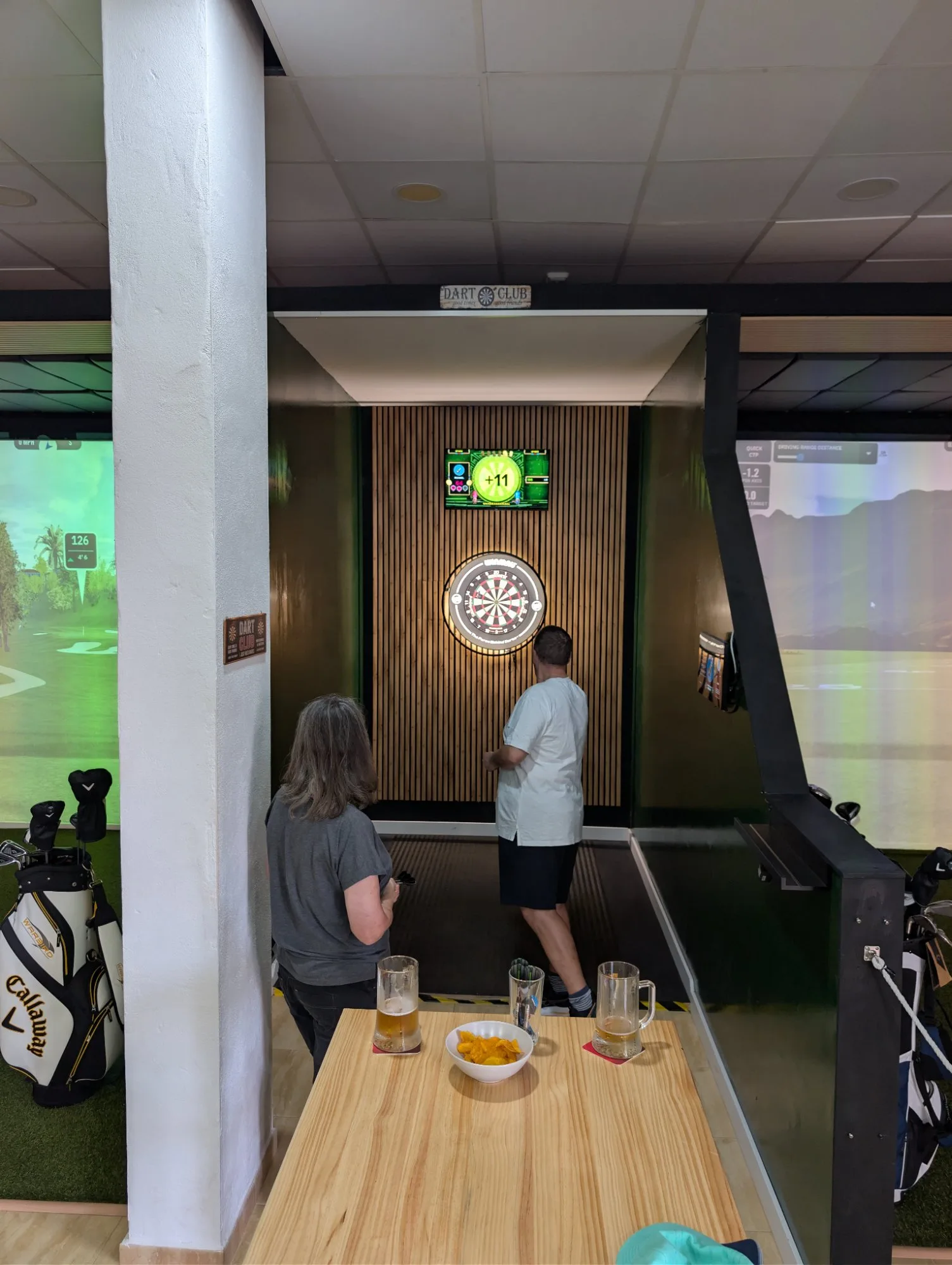 Digital darts at The Golf Cove